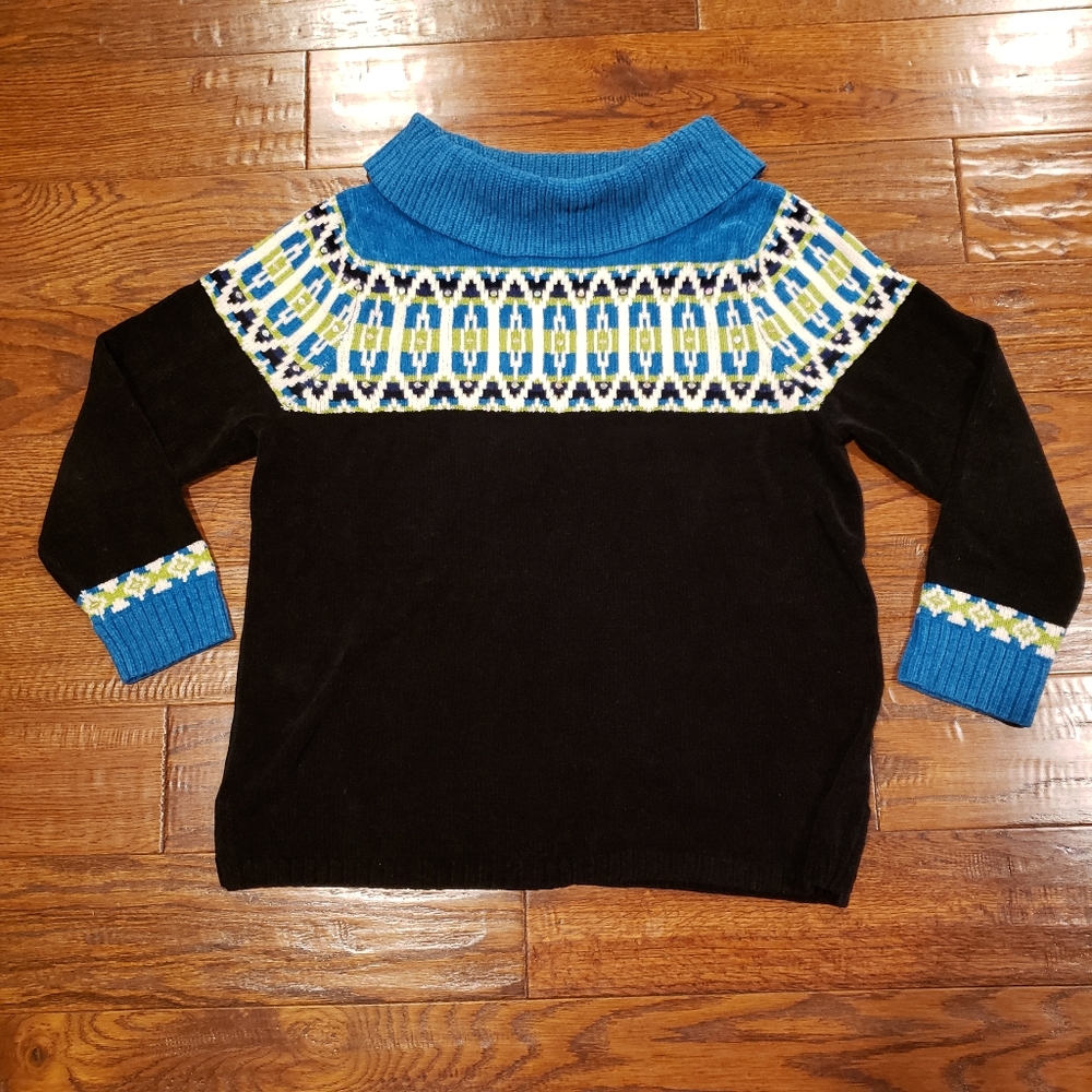 KAREN SCOTT Cowl Neck Sweater - Size L⁹